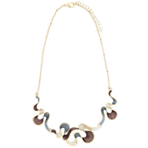 COLLANA ARMONIA CM 45+5 IN OTTONE