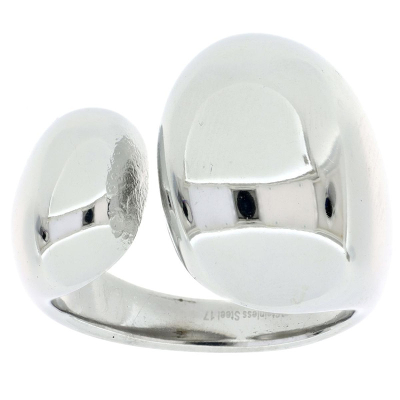 ANELLO MM 18 ASTERIA IN ACCIAIO