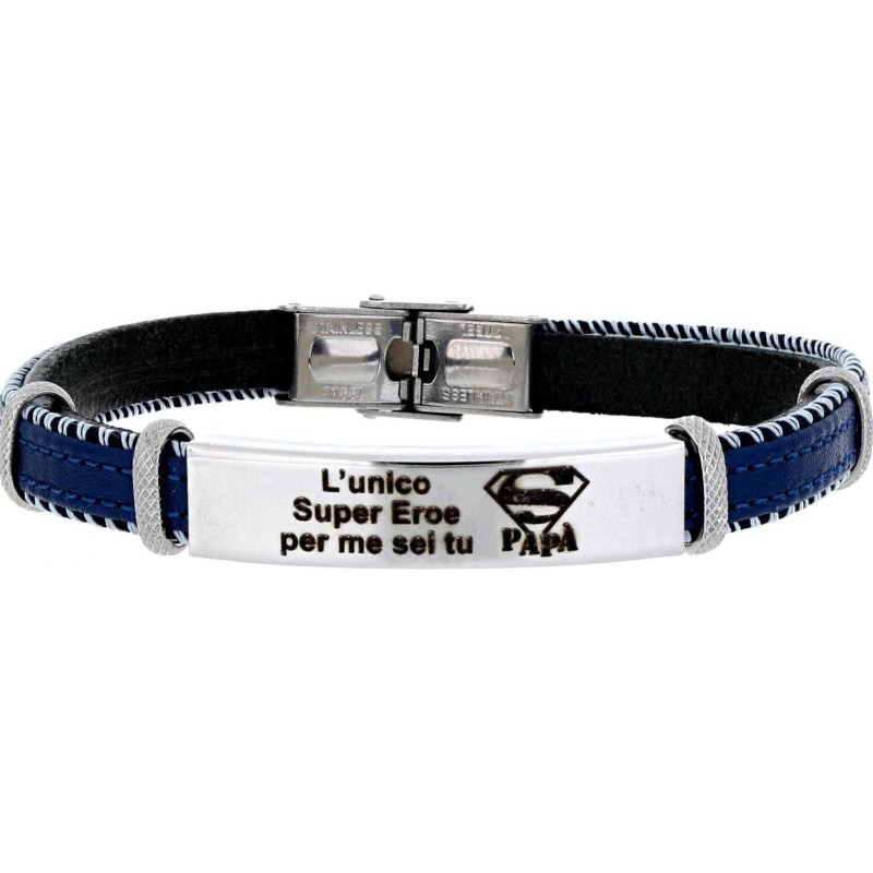 BRACCIALE CM 20 PAPA' IN ACCIAIO
