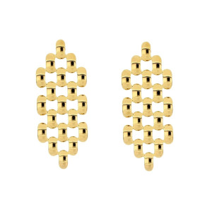 ORECCHINI "CLIO" MM 40 IN ACCIAIO