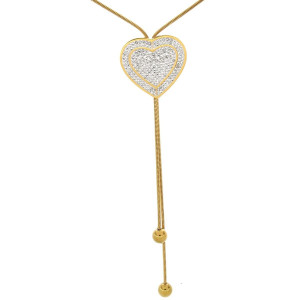 COLLANA IRIDE CON SALISCENDI CM 70 IN ACCIAIO MM 33