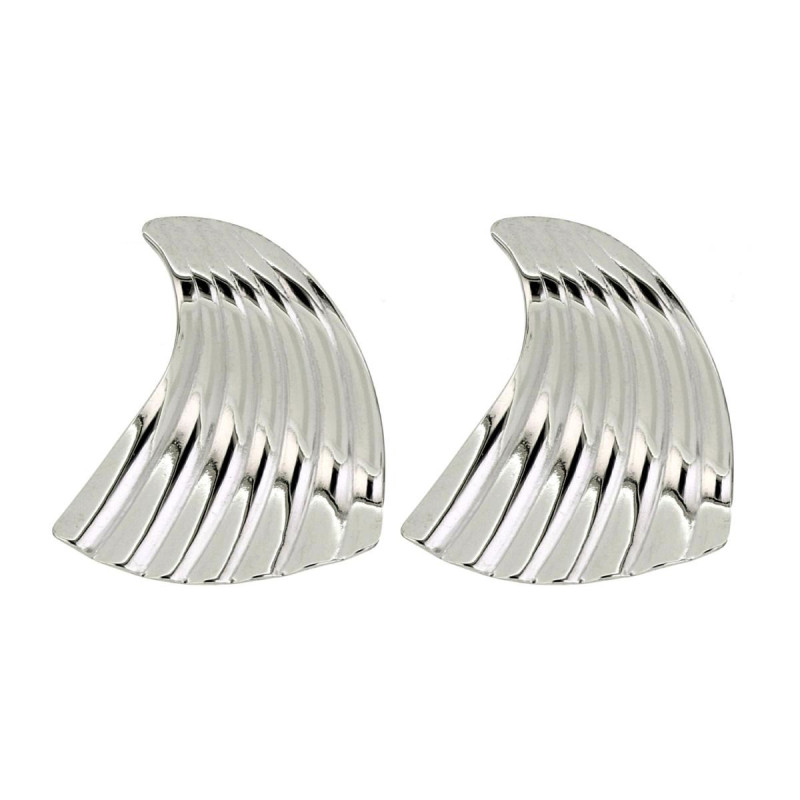 ORECCHINI CIRCE IN ACCIAIO MM 36X31