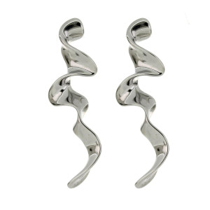 ORECCHINI CIRCE IN ACCIAIO MM 68