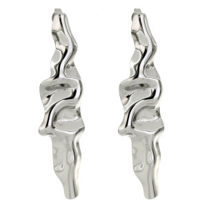 ORECCHINI CIRCE IN ACCIAIO MM 70