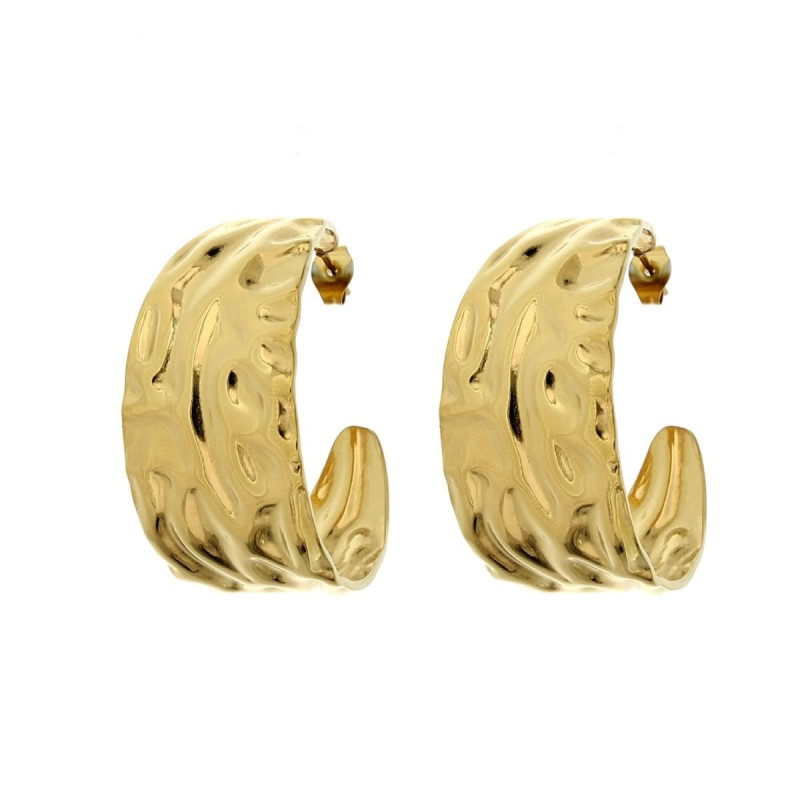 ORECCHINI CIRCE IN ACCIAIO MM 37X19