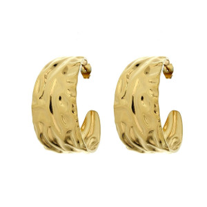 ORECCHINI CIRCE IN ACCIAIO MM 37X19