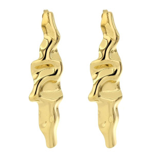 ORECCHINI CIRCE IN ACCIAIO MM 70