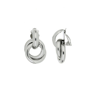 ORECCHINI A CLIP IN ACCIAIO MM 30