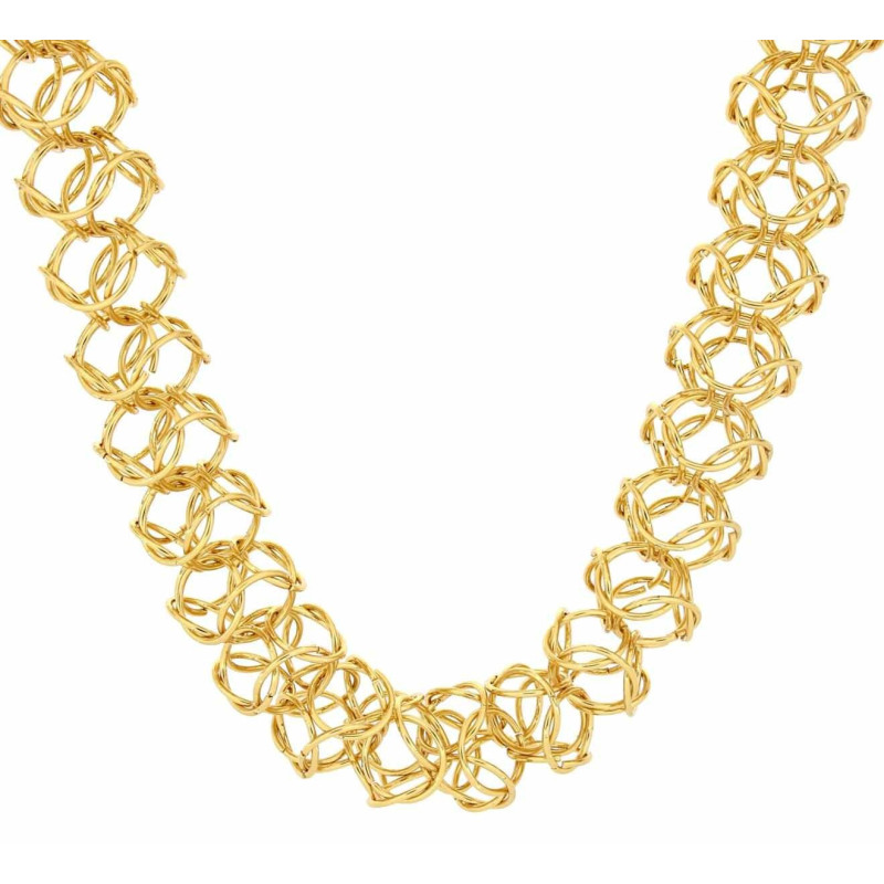 COLLANA CLIO CM 48+7 IN ACCIAIO
