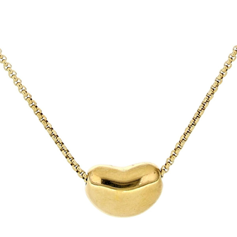COLLANA ASTERIA CM 30 CUORE MM 10 ASTERIA IN ACCIAIO CON CURSORE