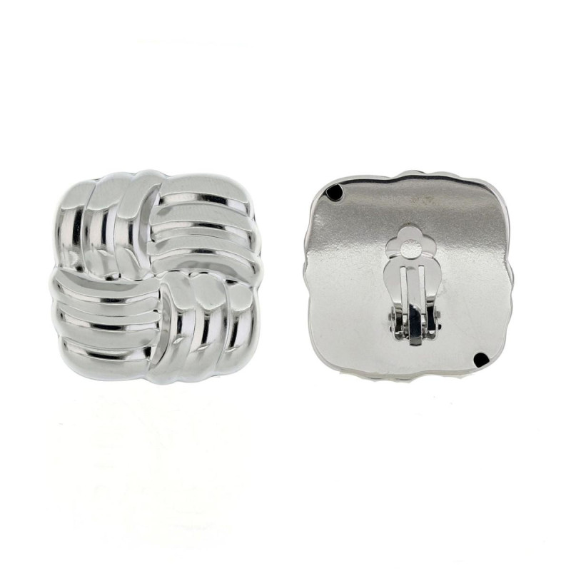 ORECCHINI A CLIP IN ACCIAIO MM 30