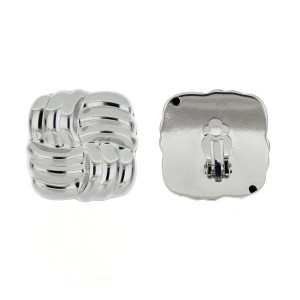 ORECCHINI A CLIP IN ACCIAIO MM 30