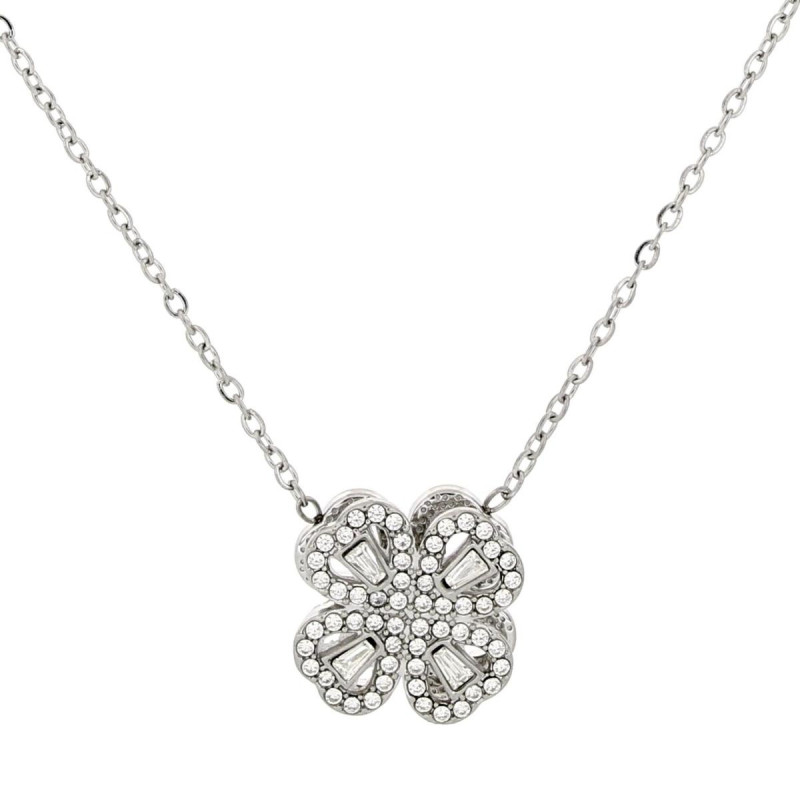 COLLANA VOLVE MM 14 IN ACCIAIO CATENA CM 40+5