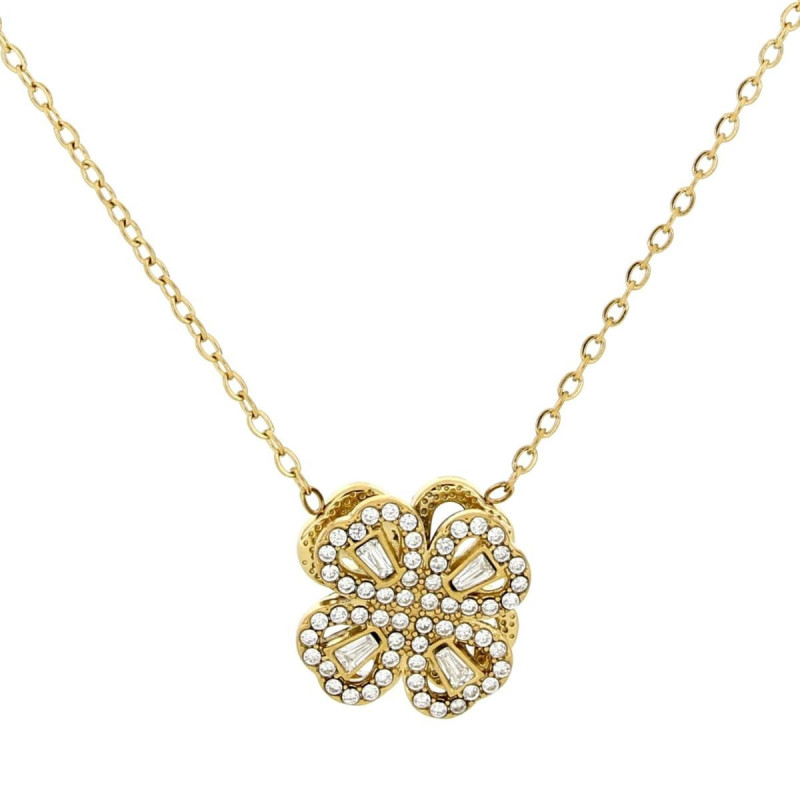 COLLANA VOLVE MM 14 IN ACCIAIO CATENA CM 40+5