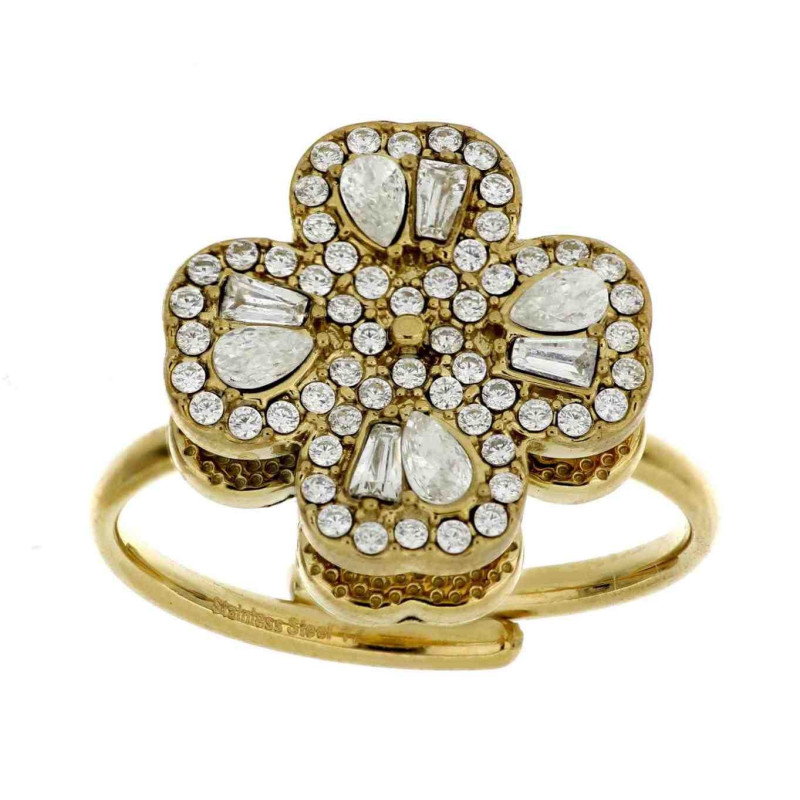 ANELLO VOLVE MM 15 IN ACCIAIO