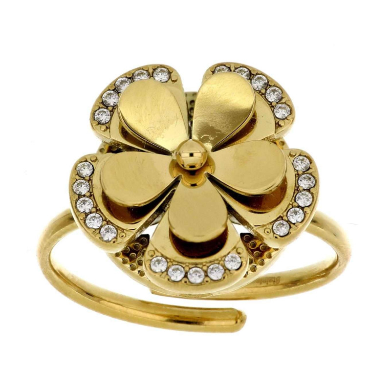 ANELLO VOLVE MM 15 IN ACCIAIO