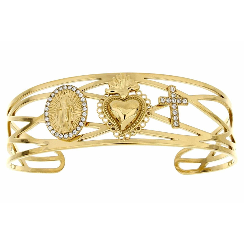 BRACCIALE "SACRO" IN ACCIAIO