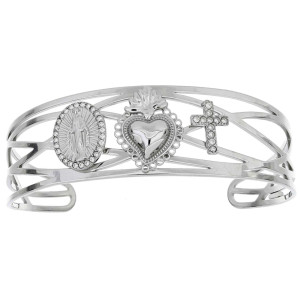 BRACCIALE "SACRO" IN ACCIAIO
