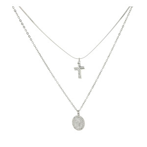 COLLANA "SACRO" IN ACCIAIO