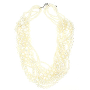 COLLANA PERLA IN ACCIAIO