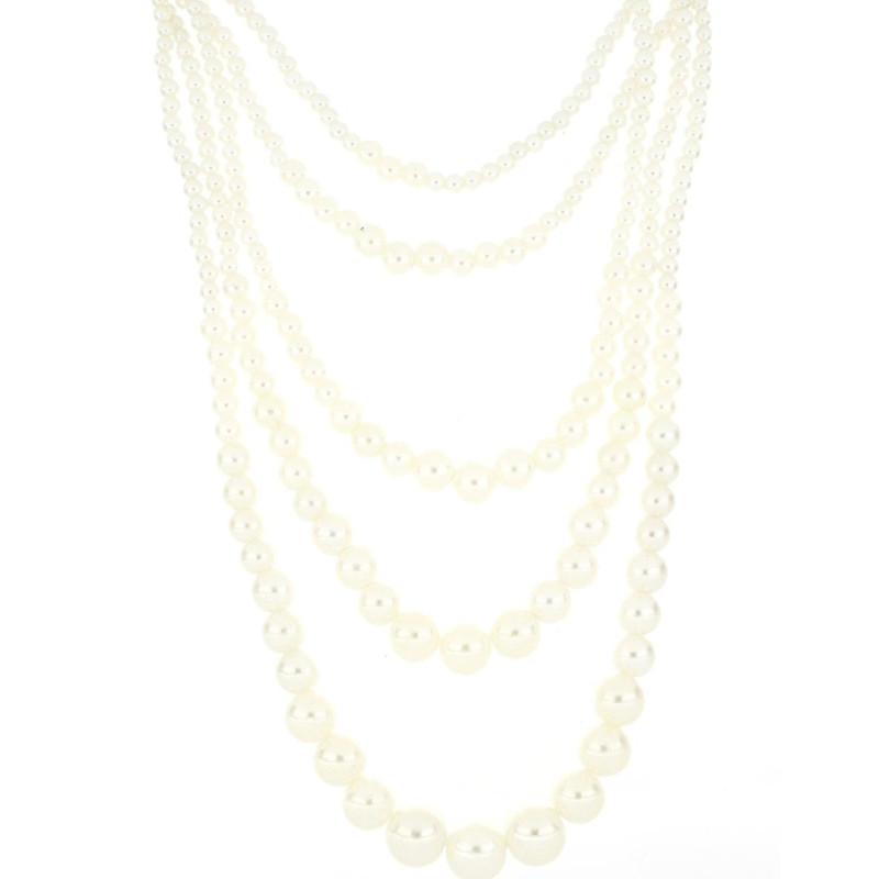 COLLANA PERLA IN ACCIAIO