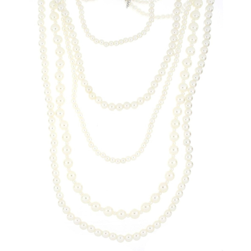 COLLANA PERLA IN ACCIAIO
