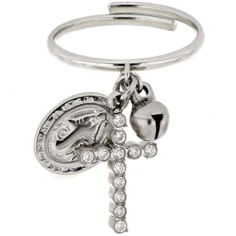 ANELLO "SACRO" IN ACCIAIO