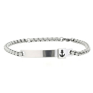 BRACCIALE UOMO IN ACCIAIO