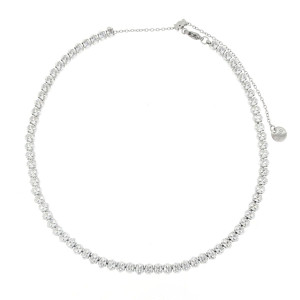 COLLANA "TENNIS" REGOLABILE A CHOKERS MM 5 IN ACCIAIO