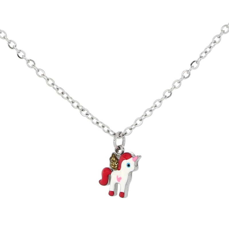 PENDENTE BABY CM 35+5 IN ACCIAIO
