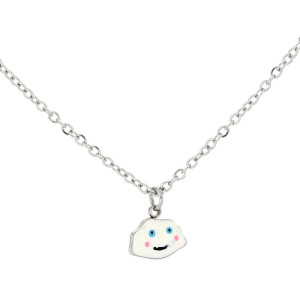 PENDENTE BABY CM 35+5 IN ACCIAIO