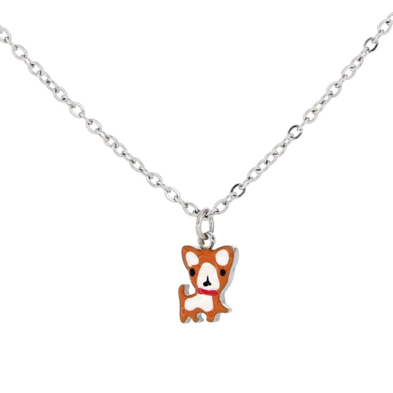 PENDENTE BABY CM 35+5 IN ACCIAIO