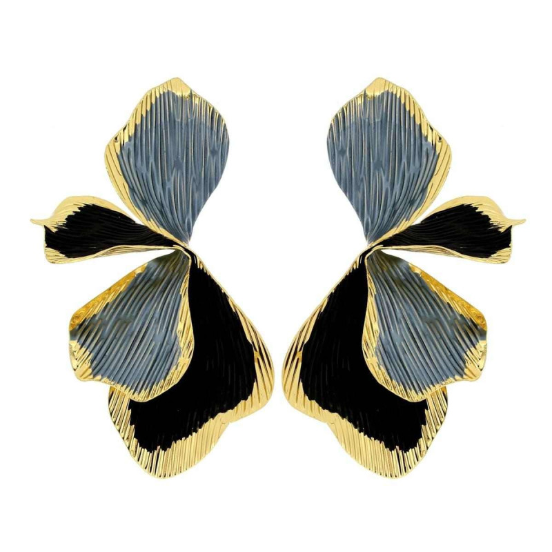 ORECCHINI NEMESI IN ACCIAIO MM 75