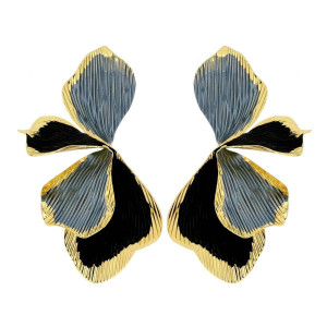 ORECCHINI NEMESI IN ACCIAIO MM 75