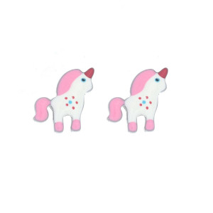 ORECCHINI BABY MM 8 IN ACCIAIO