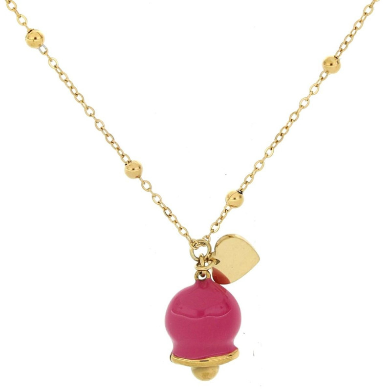 PENDENTE MM 12 BELLS IN ACCIAIO CM 40+5