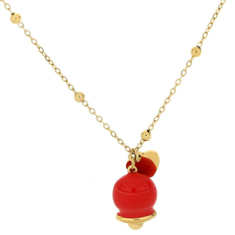PENDENTE MM 12 BELLS IN ACCIAIO CM 40+5