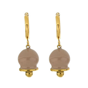 ORECCHINI BELLS IN ACCIAIO MM 12