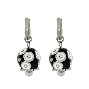 ORECCHINI BELLS IN ACCIAIO MM 12