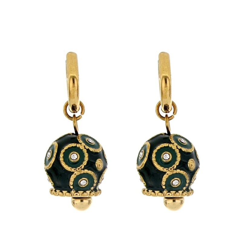 ORECCHINI BELLS IN ACCIAIO MM 12