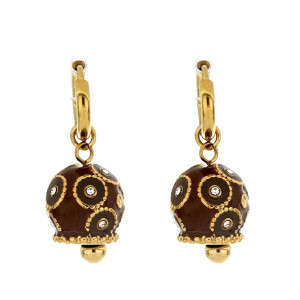 ORECCHINI BELLS IN ACCIAIO MM 12