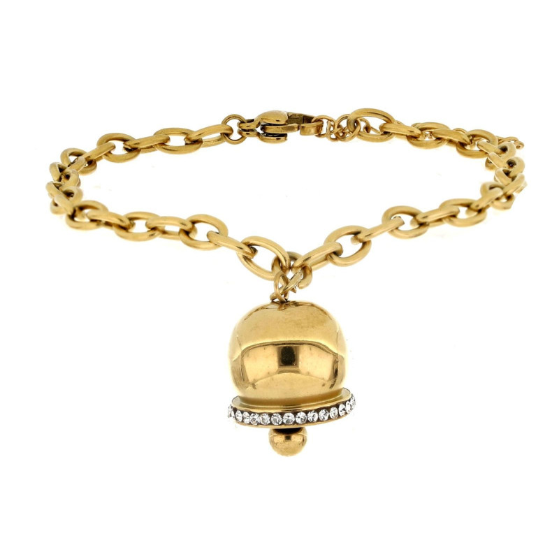 BRACCIALE CM 16+3 BELLS IN ACCIAIO MM 13