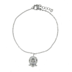 BRACCIALE CM 16+3 BELLS IN ACCIAIO MM 13