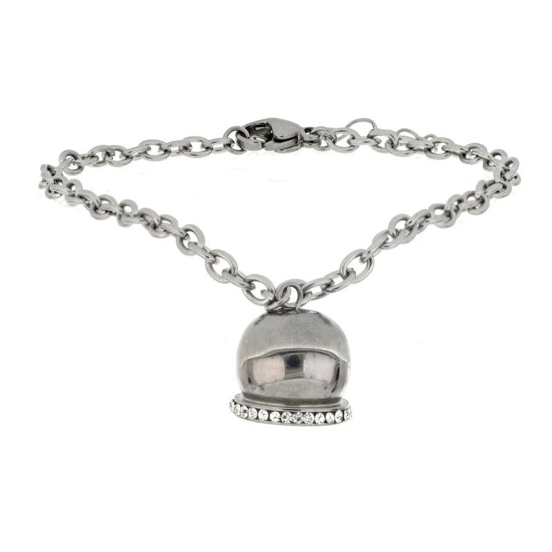 BRACCIALE CM 16+3 BELLS IN ACCIAIO MM 13