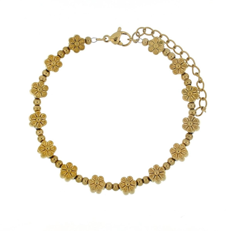 BRACCIALE CM 17+4 TYCHE IN ACCIAIO MM 6