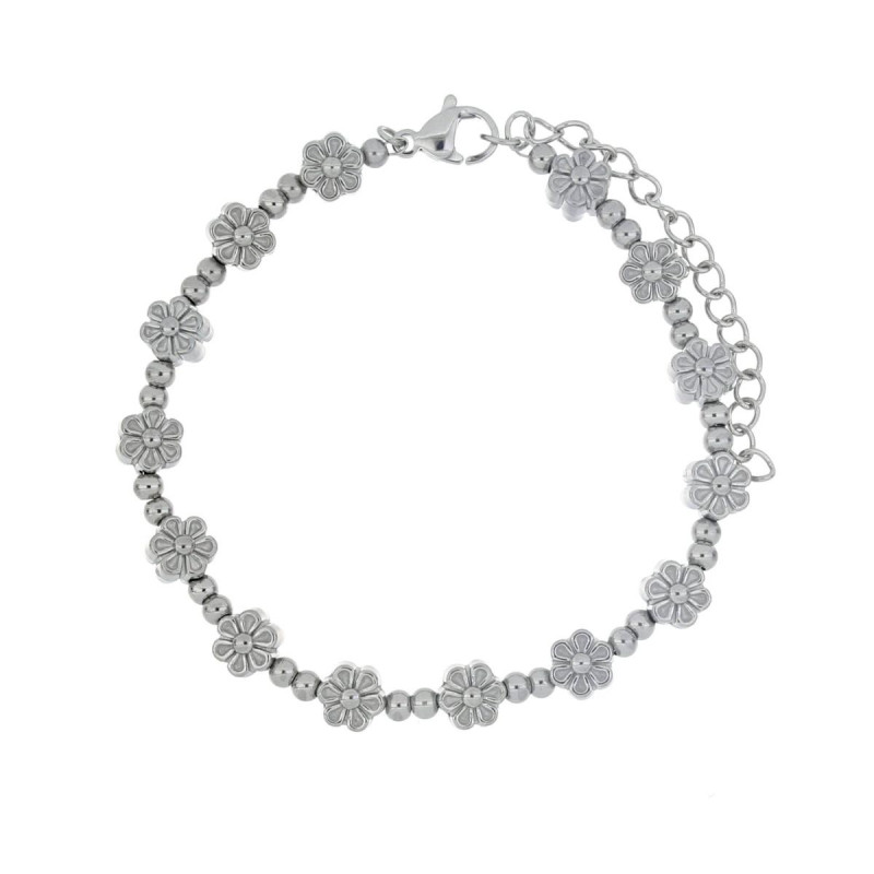 BRACCIALE CM 17+4 TYCHE IN ACCIAIO MM 6