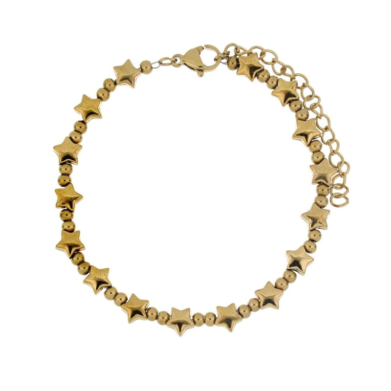 BRACCIALE CM 17+4 TYCHE IN ACCIAIO MM 6