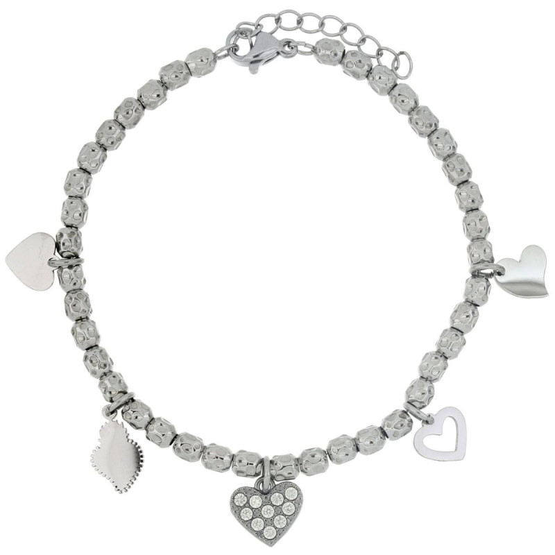 BRACCIALE CM 17+4 TYCHE IN ACCIAIO