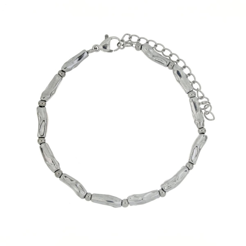 BRACCIALE CM 17+4 TYCHE IN ACCIAIO MM 4