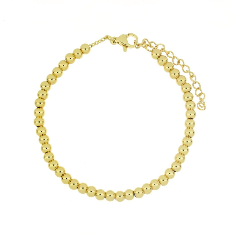 BRACCIALE CM 17+4 TYCHE IN ACCIAIO MM 4